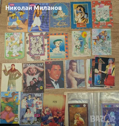 Ретро картинки от 90-те: футболисти, Disney, Pokémon, Digimon, миришешти листчета и други, снимка 5 - Колекции - 55904932