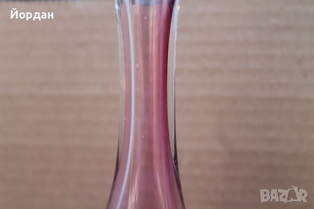 Немска кристална ваза ''Glasgalerio Malente'', снимка 3 - Вази - 51182287