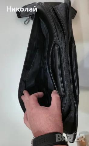 Оригинална бизнес чанта Dell Executive Leather Attaché, снимка 3 - Чанти - 55724278