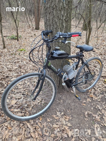 Продавам веломотор с чисто нов двигател 80 сс най добро качество