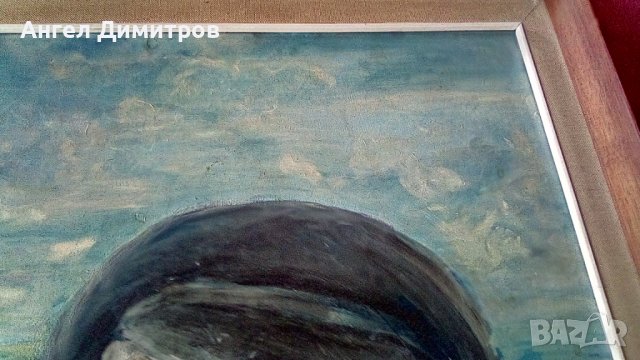 Маслена картина гръцки автор, снимка 6 - Картини - 36648782