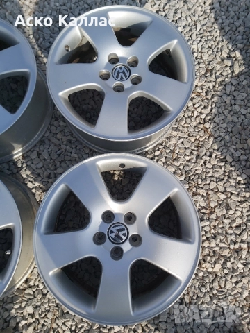 5x100.. 16.цола 7j ET44.5 VW, снимка 3 - Гуми и джанти - 51836311