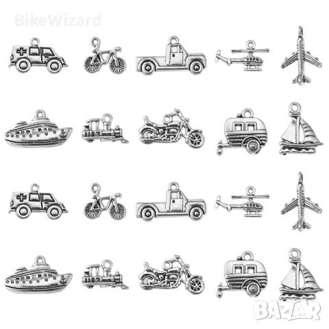 DanLingJewelry 100 бр. 10 стила тибетски стил Висулки НОВИ