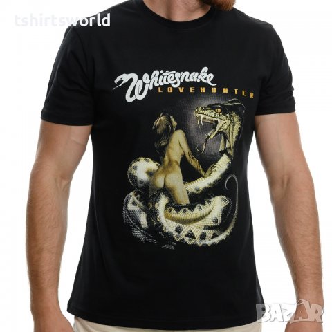 Нова мъжка тениска с дигитален печат на музикалната група WHITESNAKE, снимка 1 - Тениски - 37699469