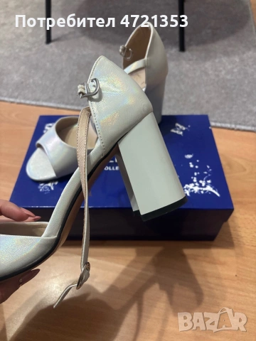 Обувки с дебел ток, снимка 3 - Дамски обувки на ток - 53250674