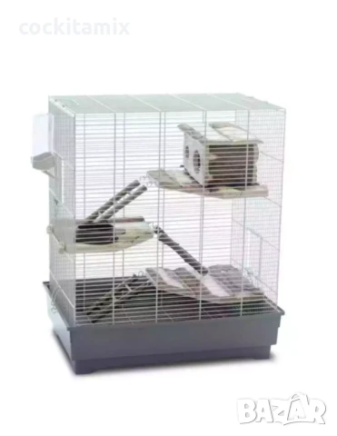 Клетка за морски свинчета, чинчили, зайци и големи гризачи с аксесоари Федро