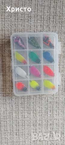 Нови 12бр клатушки блесни примамки воблер за спининг риболов , снимка 3 - Такъми - 52488135