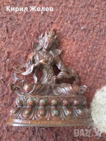 Бронзова фигурка на Авалокитешвара 70441, снимка 4 - Колекции - 54179759