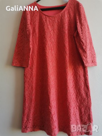 ЕЛЕГАНТНА ДАНТЕЛЕНА РОКЛЯ XL, снимка 3 - Рокли - 34101819