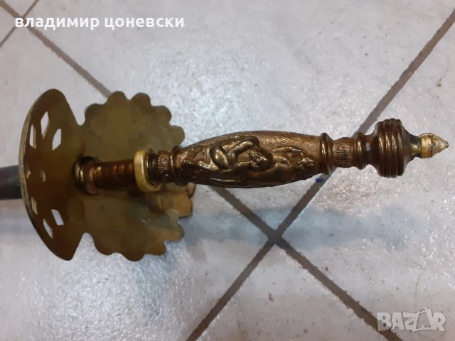 Стара красива шпага,рапира,сабя,острие,ятаган, снимка 4 - Други - 39440734