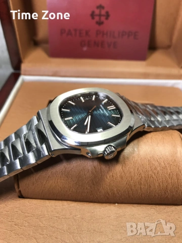 Patek Philippe Nautilus 40mm Blue Dial Automatic Различни Варианти, снимка 4 - Мъжки - 54049606