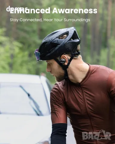 Слушалки LeMuna Open Ear Bluetooth 5.4, безжични слушалки с куки за уши, сензорно управление, снимка 6 - Безжични слушалки - 47314240