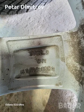 Джанти с зимни гуми 5×112/16 vw , снимка 7 - Гуми и джанти - 56250417