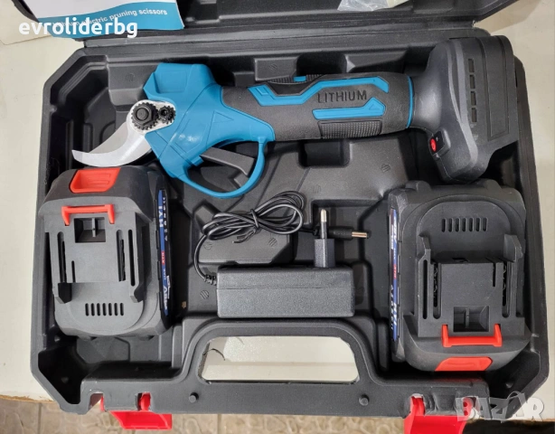 СУПЕР ПРОМОЦИЯ!!!АКУМУЛАТОРНА ЛОЗАРСКА НОЖИЦА LITHIUM 48V-6Ah, снимка 2 - Градинска техника - 53335465