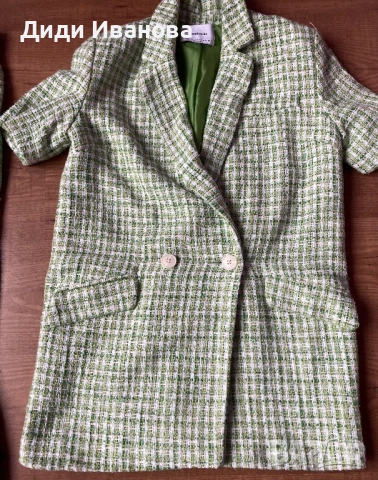 Дамски комплект сако с панталон, снимка 2 - Комплекти - 53053569