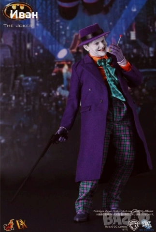 Hot Toys The Joker from Batman movie 1989 / Жокерът от филма Батман от 1989, снимка 8 - Колекции - 54093937