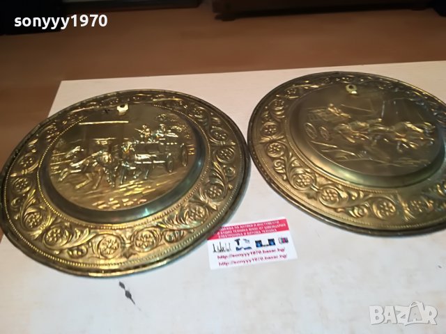 КОНЕ КАРЕТИ-МЕД/МЕСИНГ 31СМ 2БР-ВНОС АНГЛИЯ 2605221946, снимка 17 - Антикварни и старинни предмети - 36885870