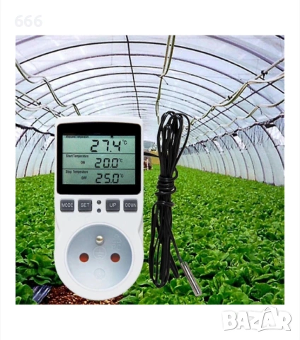 ТЕРМОРЕГУЛАТОР ТЕРМОСТАТ ЗА ОТОПЛИТЕЛНИ ИНСТАЛАЦИИ ОТ -40 ДО +120C 220V AC