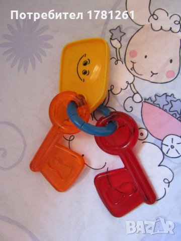 Големи детски ключове гризалки, снимка 1 - Дрънкалки и чесалки - 29701864