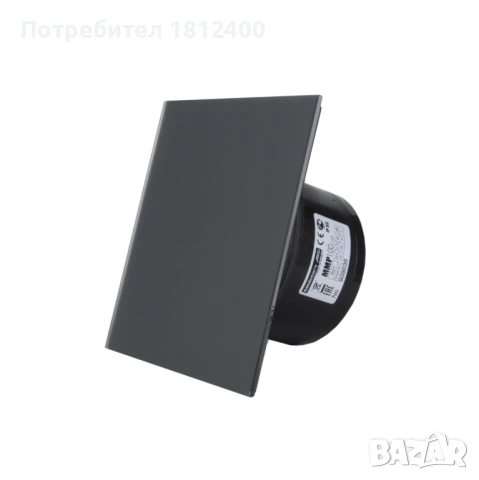 Вентилатор за баня Дизайнерски Право/Извито Стъкло Тих/Повишен/Турбо ДЕБИТ Светещ !!!, снимка 7 - Вентилатори - 54166329