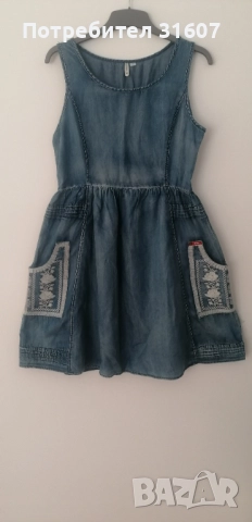 Къса дънкова рокля - Lee Cooper, снимка 3 - Рокли - 52497072