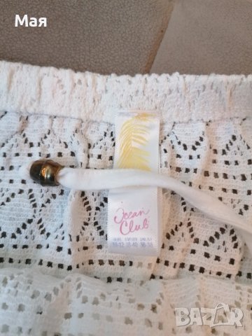 Парео Ocean club 36-38 бяло, снимка 3 - Бански костюми - 37325351