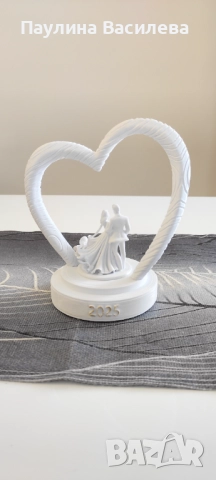 Статуя на младоженци, подарък за сватба , снимка 2 - Декорация - 51595150