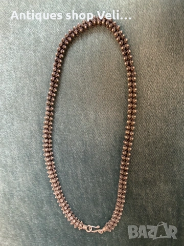 Сребърно колие №8041 , снимка 3 - Други ценни предмети - 54024422