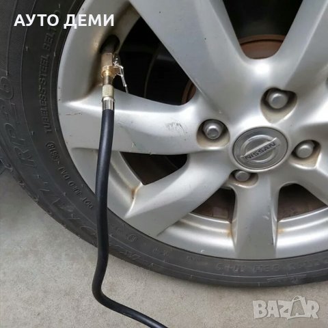 Качествена метална връзка с накрайник за маркуч с отвор 8 мм за помпа за гуми кола автомобил велосип, снимка 6 - Аксесоари и консумативи - 34101447
