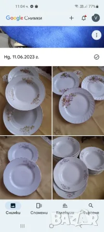 Порцеланови чинии, снимка 6 - Чинии - 41137971