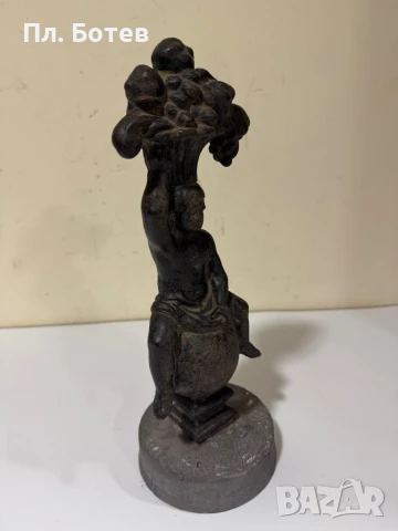 Стара чугунена фигура/скулптура, снимка 4 - Други ценни предмети - 51409004