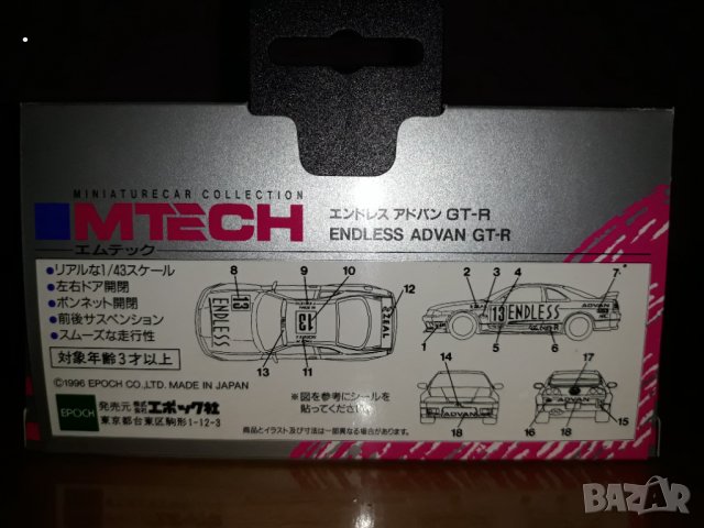 Nissan Skyline 1.43 Gt-r R32 R 33 Top model Mtech Epoch, снимка 18 - Колекции - 35219649