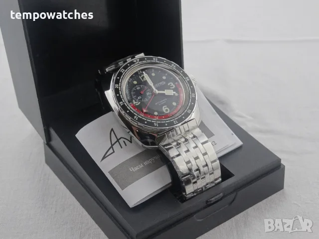ВОСТОК АМФИБИЯ АВТОМАТИЧЕН "COKE" -GMT ref: 71070А, снимка 5 - Мъжки - 51841220