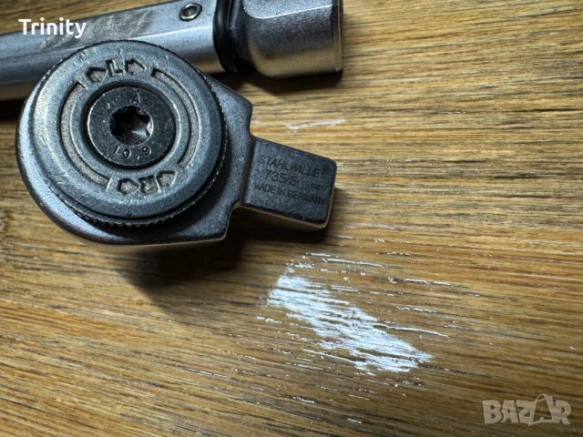 Динамометричен ключ Hazet 6391-50 /5-50 Nm/+ Вложка Stahlwille 735/5, снимка 6 - Ключове - 50635431