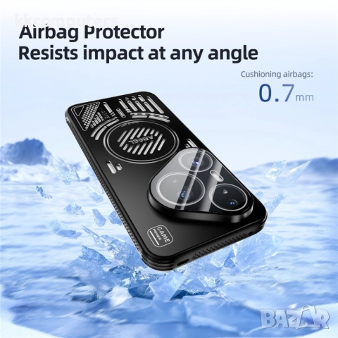 Huawei Pura 80 Pro / 80 Pro+ ABEEL Удароустойчив Aluminium Alloy + PC + TPU /Hollow Heat Dissipation, снимка 7 - Калъфи, кейсове - 52382002