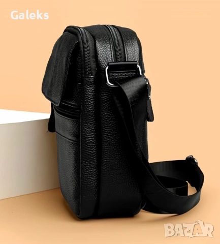 Мъжка елегантна и функционална дисплей чантичка /Премиум естествена кожа!, снимка 8 - Чанти - 53938347