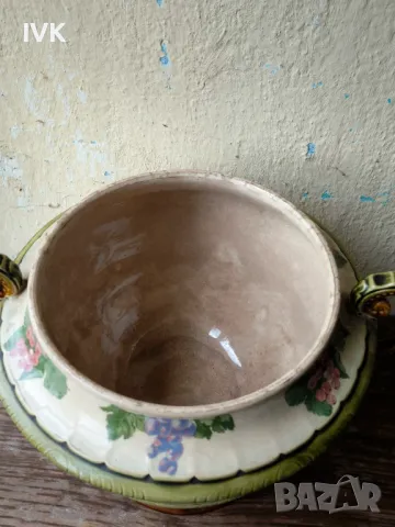 Антикварен VILLEROY & BOCH METTLACH, снимка 5 - Антикварни и старинни предмети - 49967320