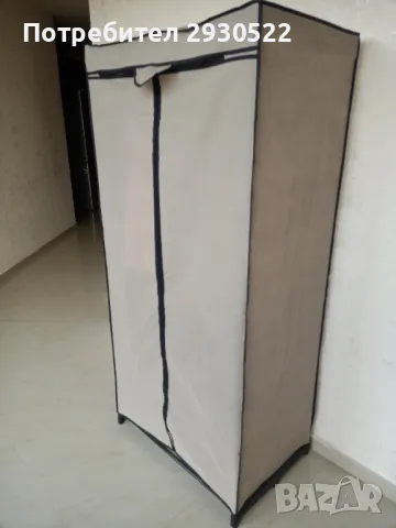 Сгъваем гардероб за дрехи, 75*50*160 см, снимка 2 - Гардероби - 49799488