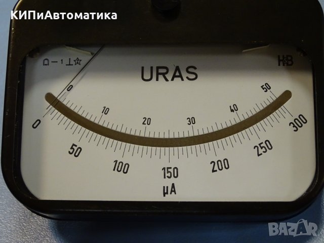 Индикатор стрелкови H& B Sauter 0-300 qA, снимка 3 - Резервни части за машини - 34903150