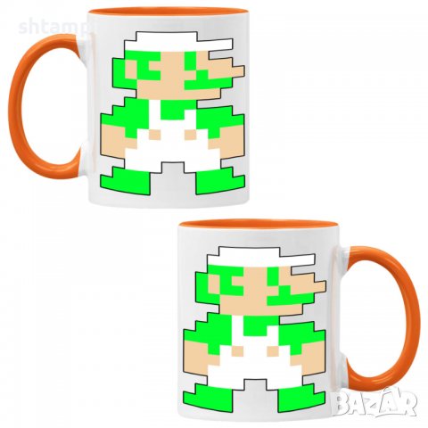 Чаша Super Mario Luigi 8-b,Керамична Чаша, Кафе Чай, Игра,Изненада,Подарък,Повод,Празник,Рожден Ден, снимка 4 - Чаши - 38508204