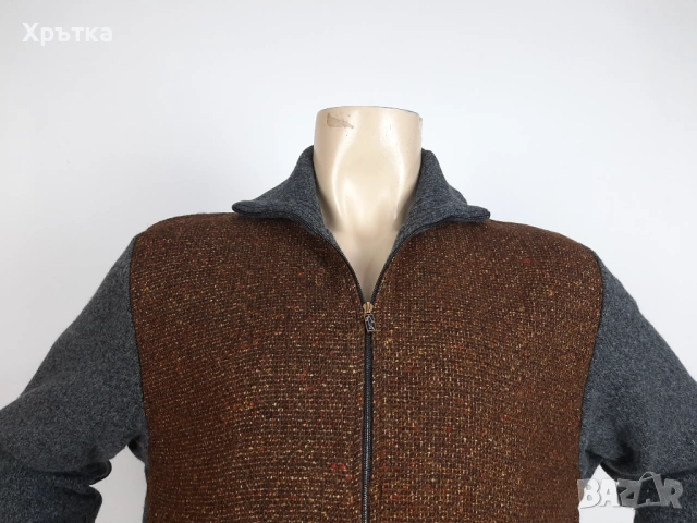 Paul & Shark Yachting - Оригинална мъжка жилетка с цип размер L, снимка 6 - Пуловери - 53011936