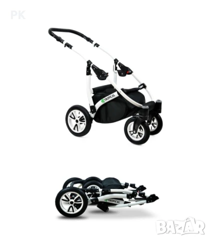 Бебешка количка 3 в 1 Baby LUX Tropical , снимка 18 - Детски колички - 51079033