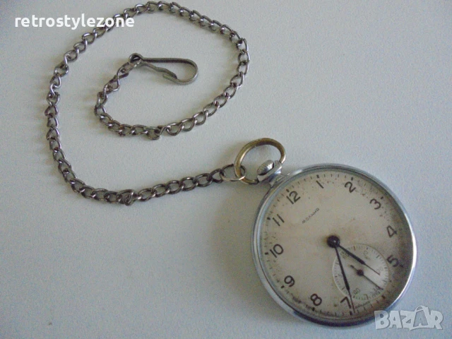 № 8079 стар руски джобен часовник -  МОЛНИЯ 