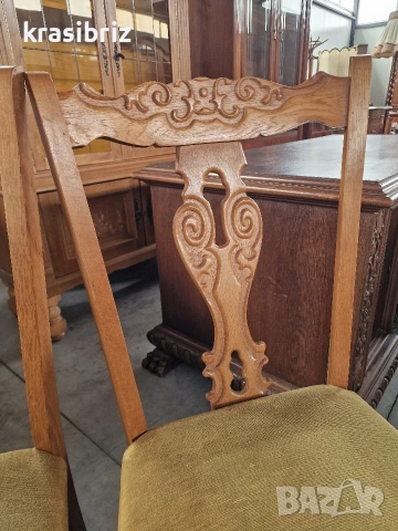 Антични Столове-3бр.-внос от Германия!ОБЯВЕНАТА ЦЕНА Е ЗА БРОЙ!, снимка 3 - Столове - 53900386