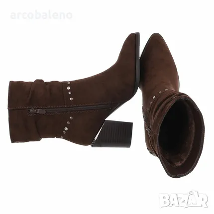 Дамски боти на висок ток, 3цвята , снимка 3 - Дамски боти - 48409075