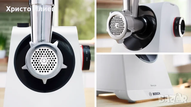 Месомелачка Bosch MultiPower MFWS420W Серия 4, снимка 10 - Месомелачки - 51215981