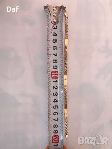Златна гривна 14 карата/проба 585 , снимка 6 - Гривни - 52926486