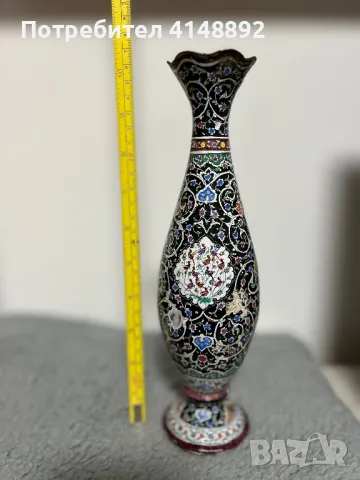 Старинна медна ваза 20 век