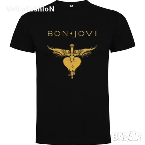 Нова мъжка тениска на музикалната група Bon Jovi