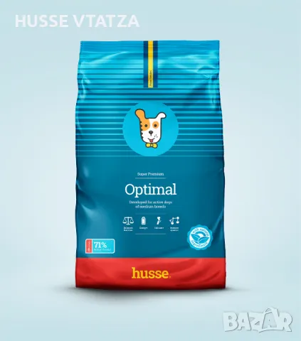Храна за Кучета Husse OPTIMAL 12 кг. , снимка 1